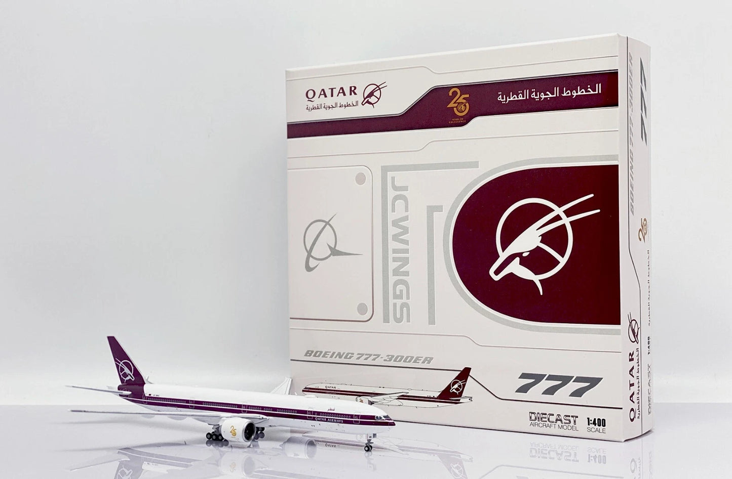 JCWINGS B777 QATAR AIRWAYS RETRO LIVERY REG: A7-BAC