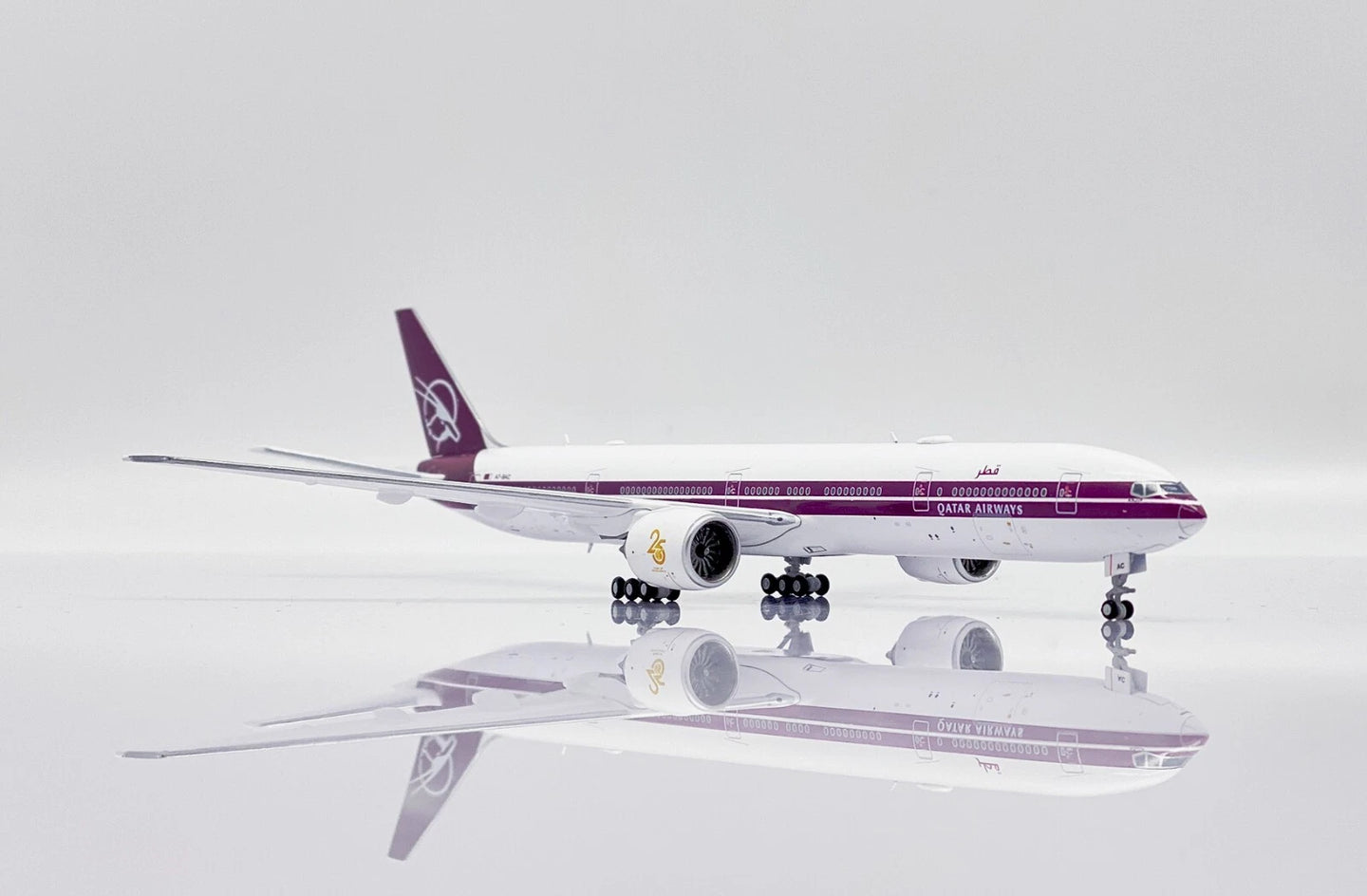 JCWINGS B777 QATAR AIRWAYS RETRO LIVERY REG: A7-BAC