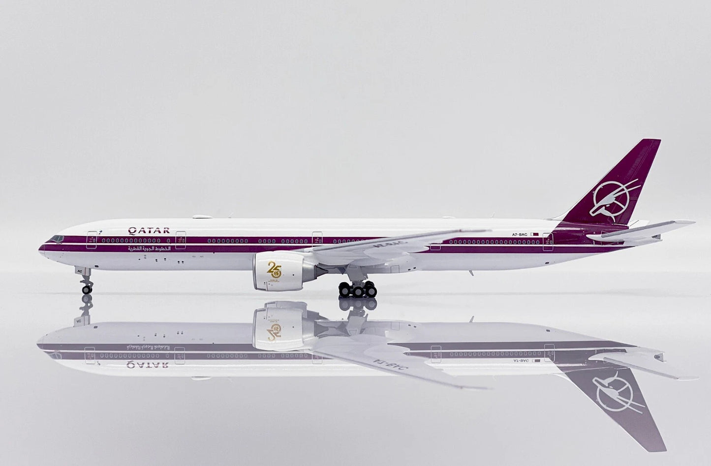 JCWINGS B777 QATAR AIRWAYS RETRO LIVERY REG: A7-BAC