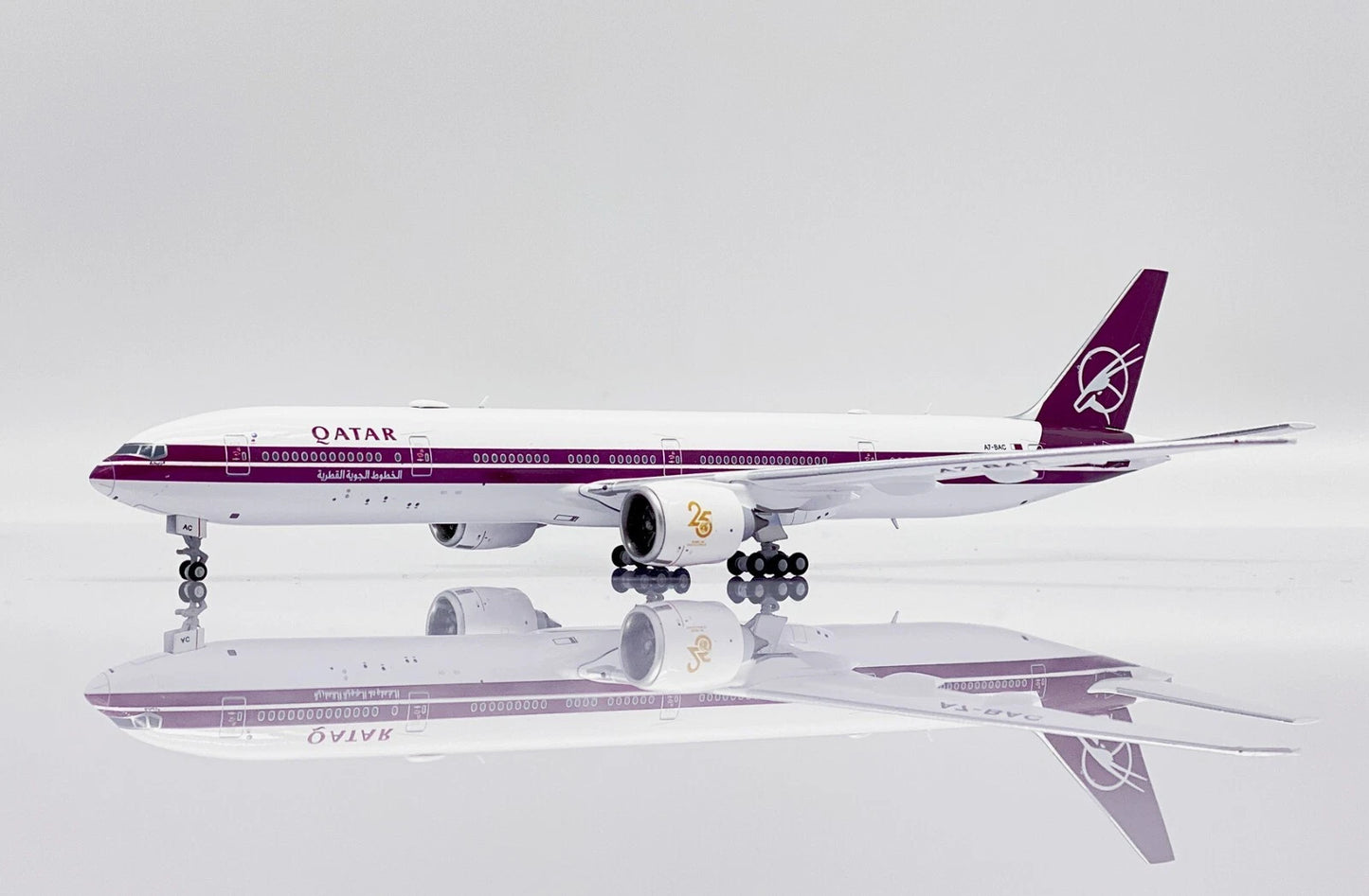 JCWINGS B777 QATAR AIRWAYS RETRO LIVERY REG: A7-BAC