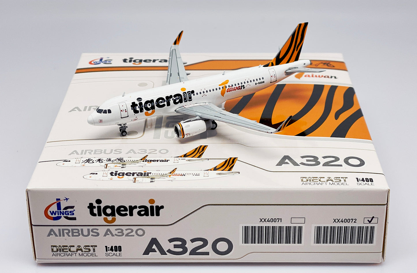 JC WINGS A320 TIGERAIR TAIWAN REG: B-50018