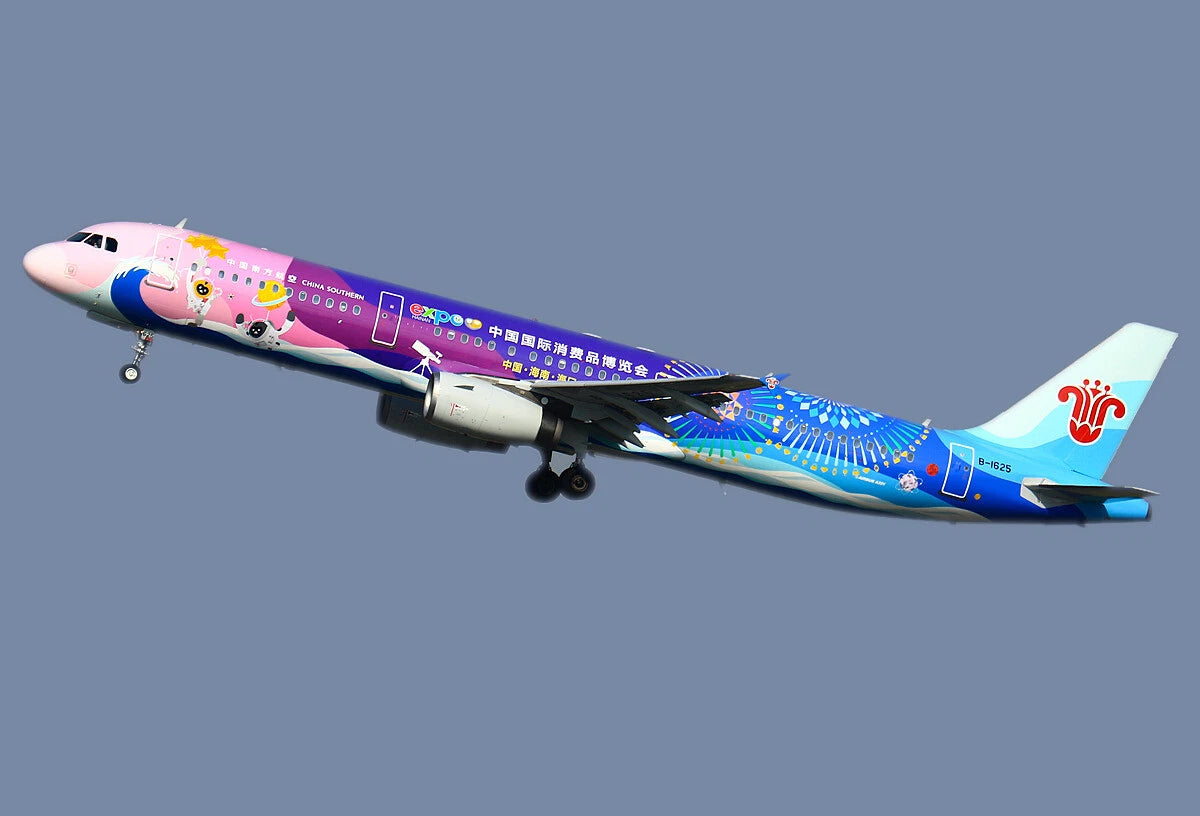 JCWINGS A321 CHINA SOUTHERN REG: B-1625 WITH ANTENNA