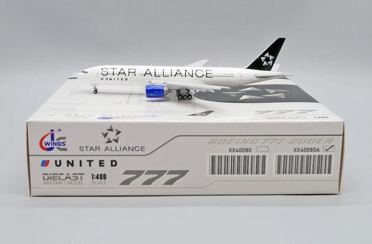 JC WINGS B777-200(ER) UNITED AIRLINES "STAR ALLIANCE LIVERY" (FLAPS DOWN) REG: N218UA