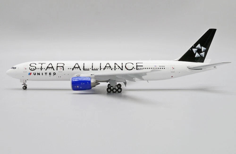 JC WINGS B777-200(ER) UNITED AIRLINES "STAR ALLIANCE LIVERY" (FLAPS DOWN) REG: N218UA