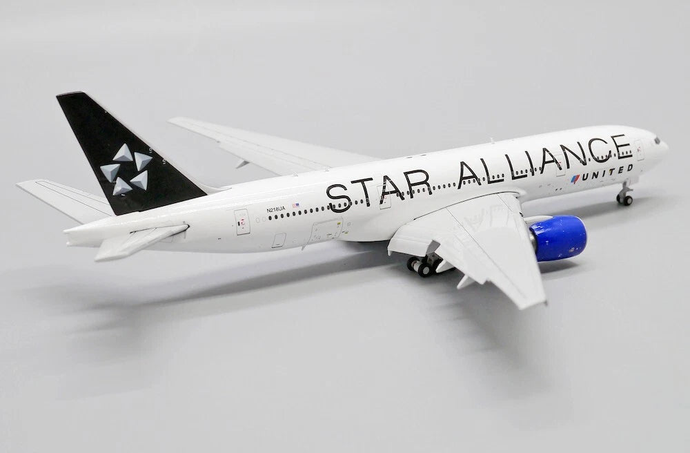 JC WINGS B777-200(ER) UNITED AIRLINES "STAR ALLIANCE LIVERY" (FLAPS DOWN) REG: N218UA