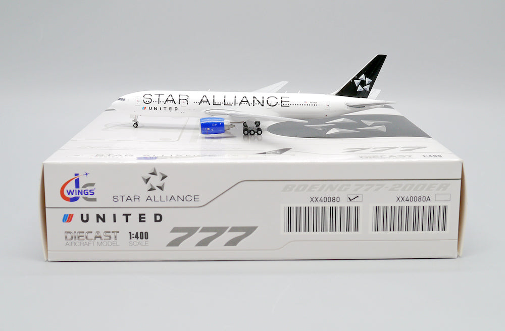 JC WINGS B777-200(ER) UNITED AIRLINES "STAR ALLIANCE LIVERY" REG: N218UA