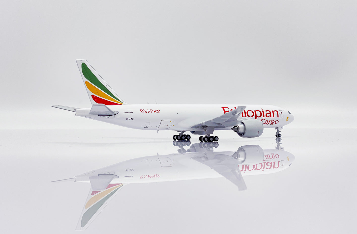 JC WINGS B777F ETHIOPIAN CARGO  REG: ET-AWE
