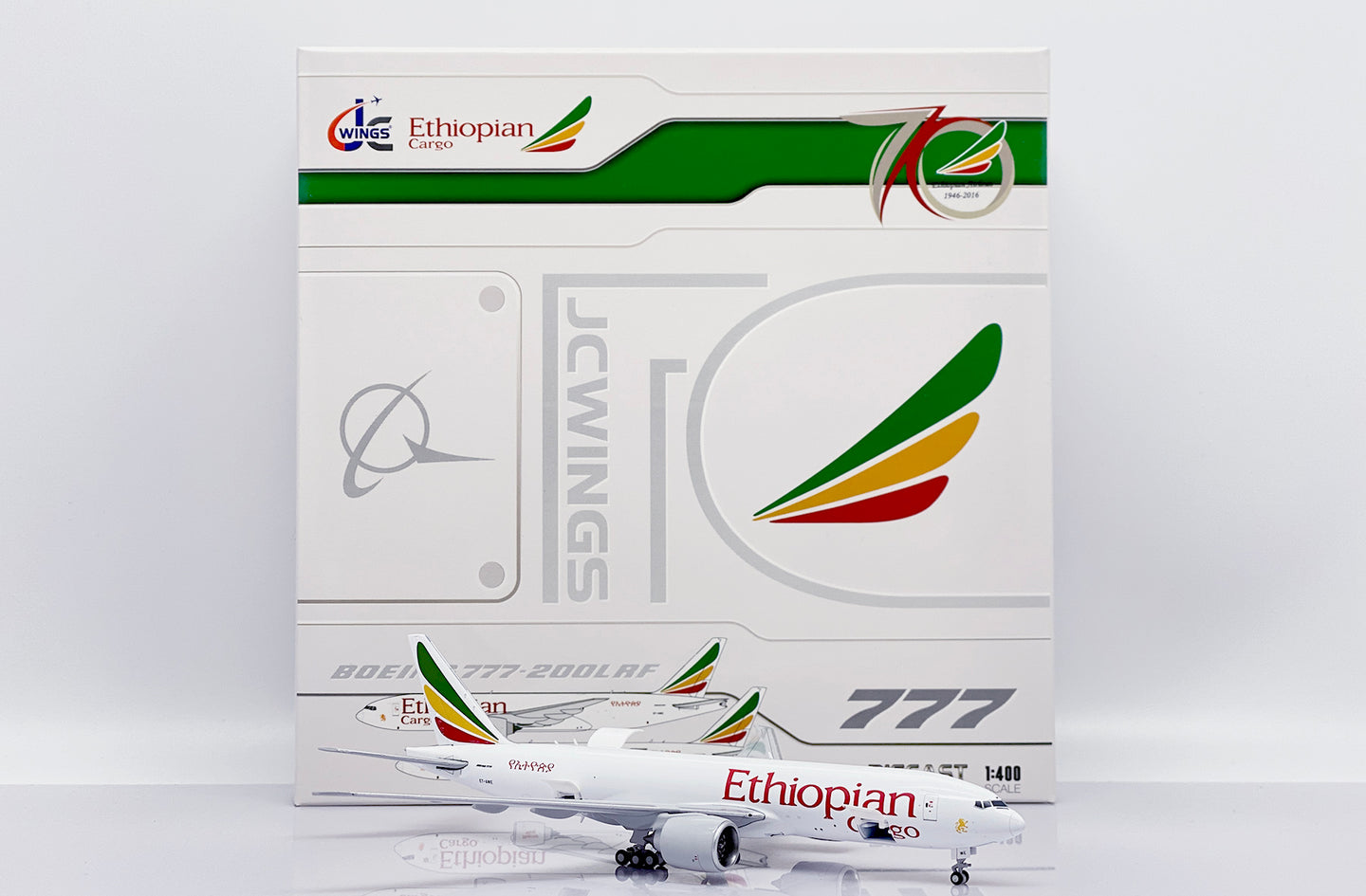 JC WINGS B777F ETHIOPIAN CARGO  REG: ET-AWE