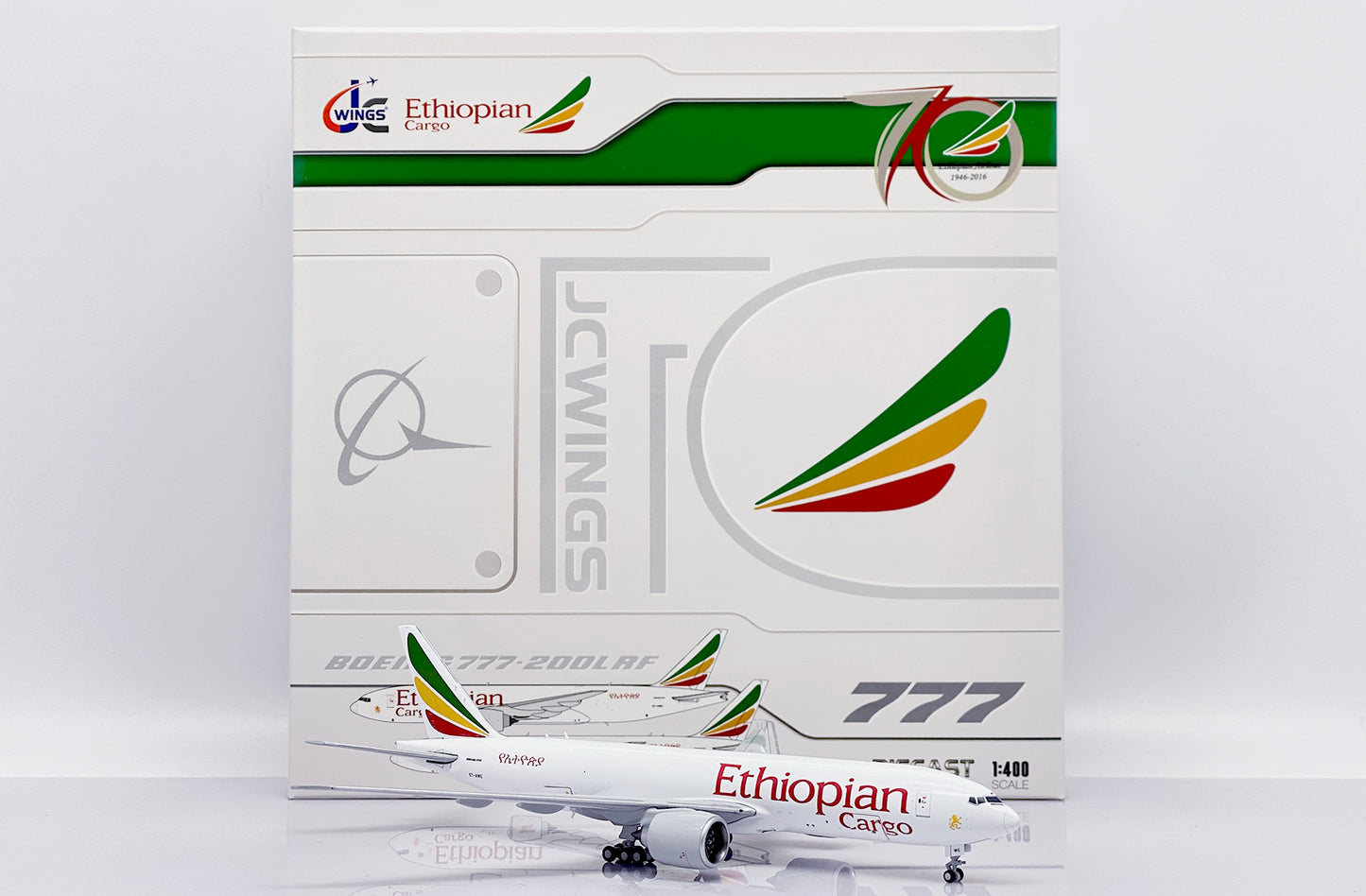 JC WINGS B777F ETHIOPIAN CARGO  REG: ET-AWE