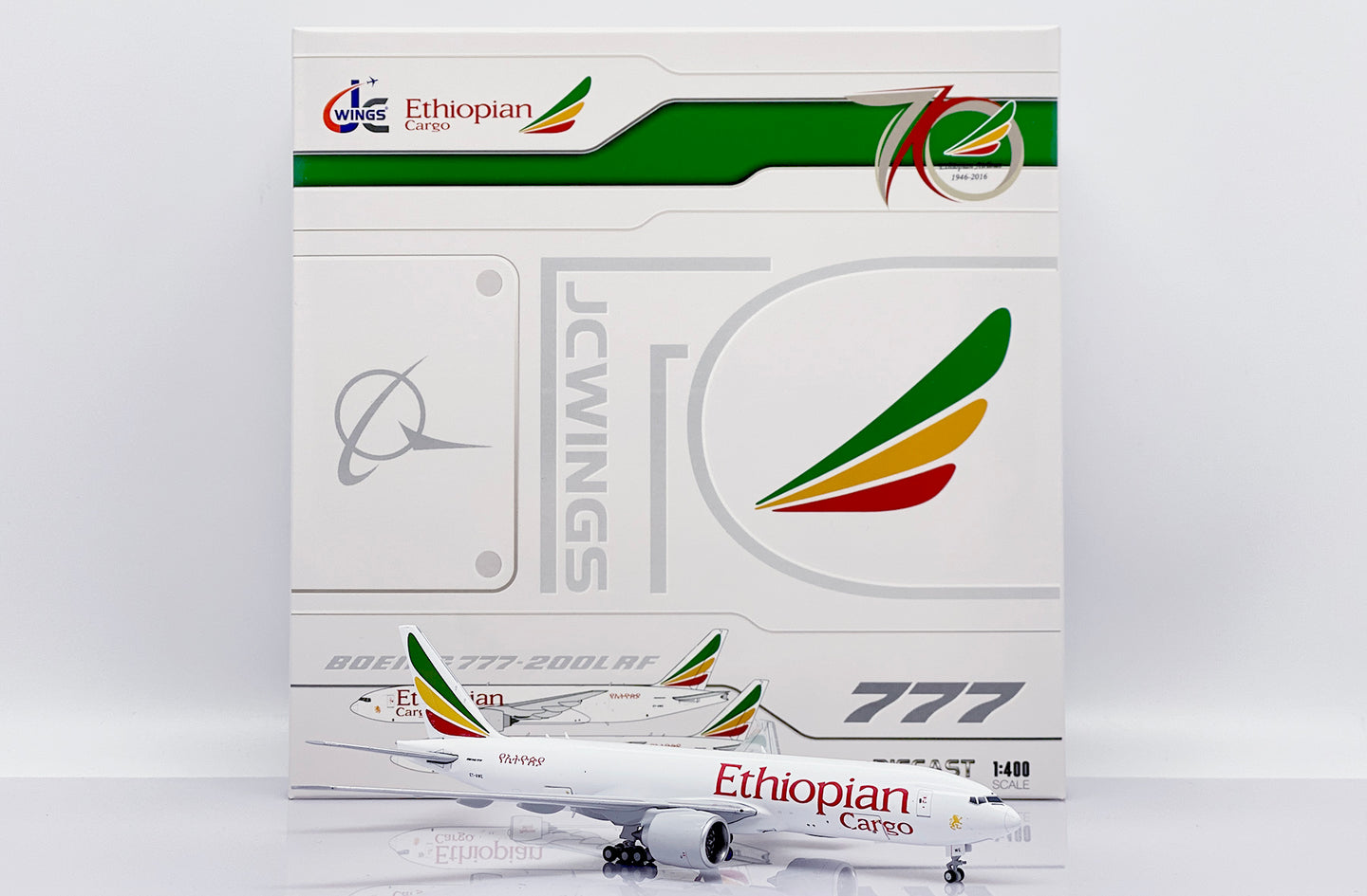 JC WINGS B777F ETHIOPIAN CARGO  REG: ET-AWE