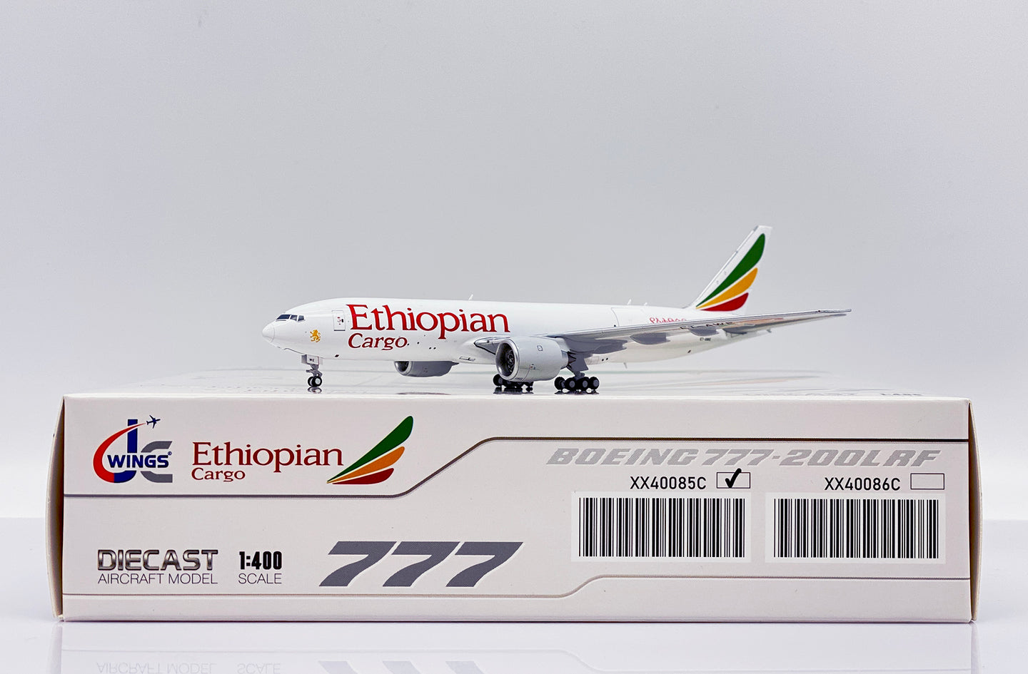 JC WINGS B777F ETHIOPIAN CARGO  REG: ET-AWE