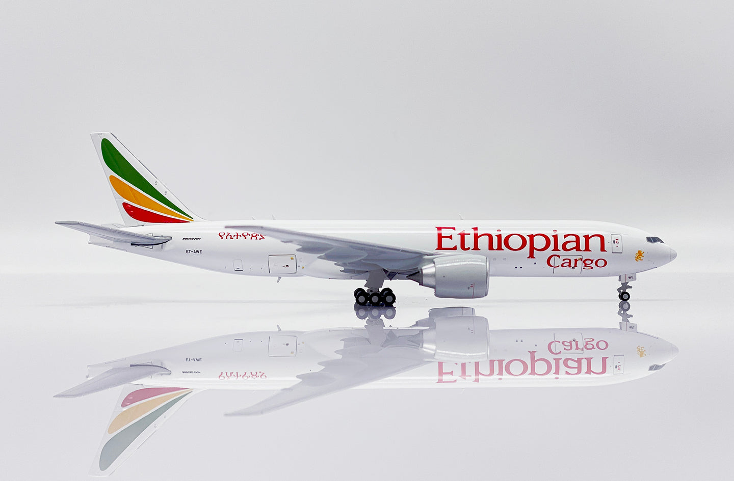 JC WINGS B777F ETHIOPIAN CARGO  REG: ET-AWE