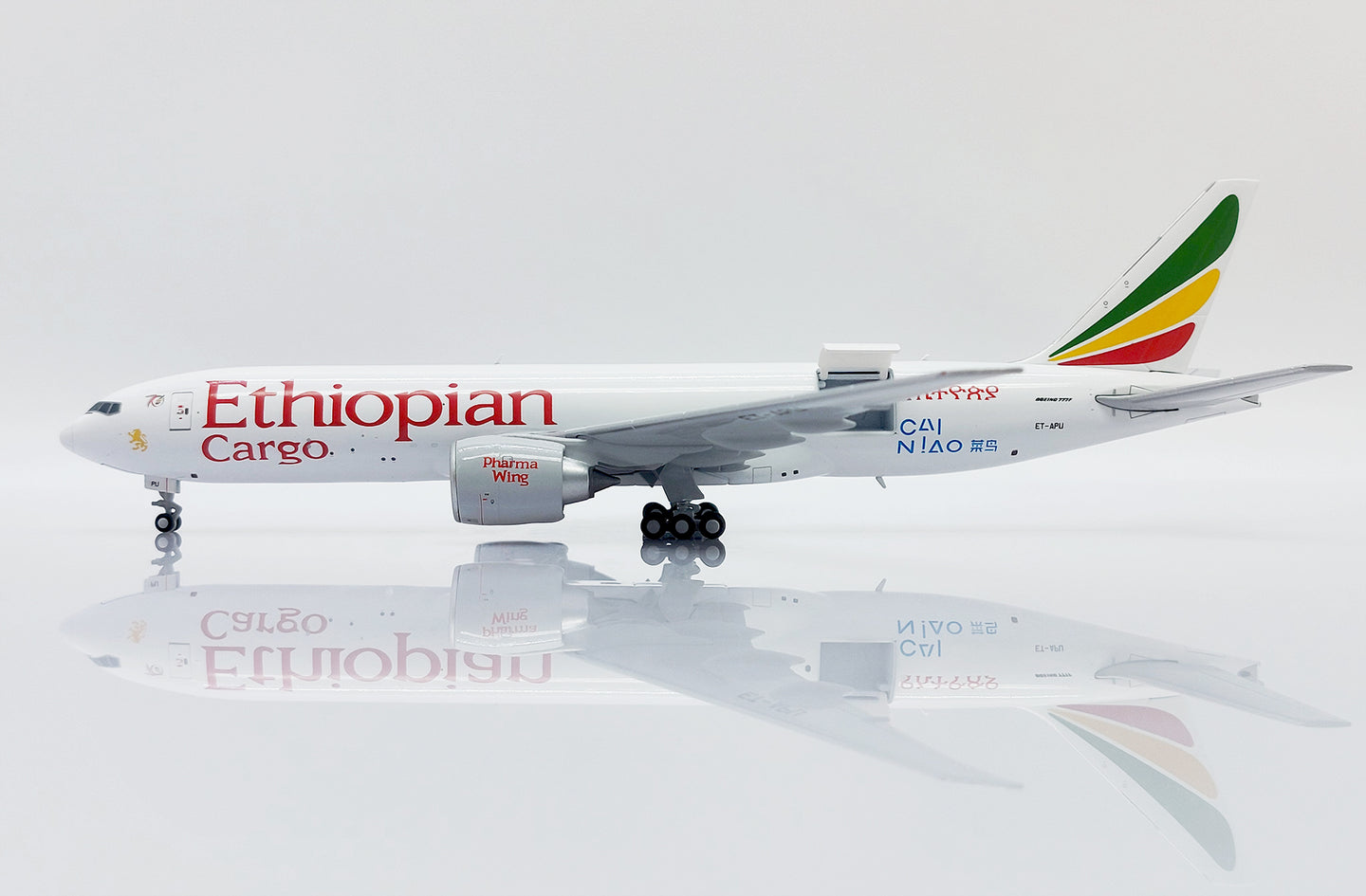 JC WINGS  B777F ETHIOPIAN AIRLINES "CAI NIAO" ET-APU INTERACTIVE SERIES REG: ET-APU