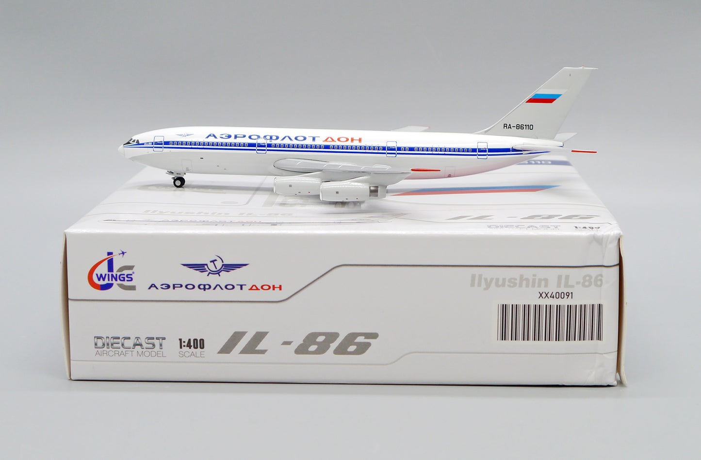 JC WINGS IL-86 AEROFLOT-DON REG: RA-86110