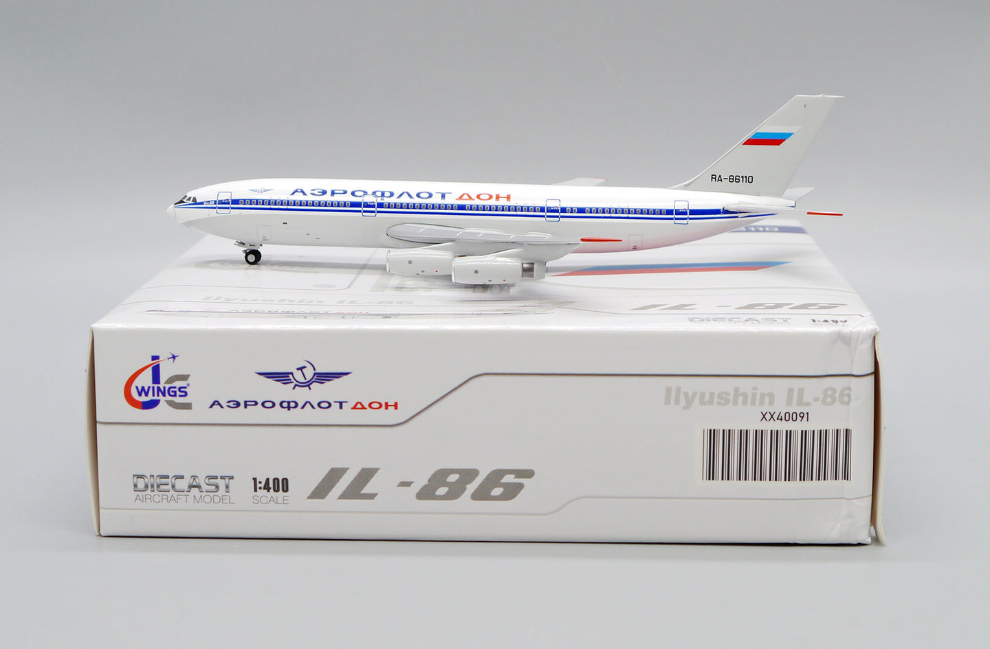 JC WINGS IL-86 AEROFLOT-DON REG: RA-86110