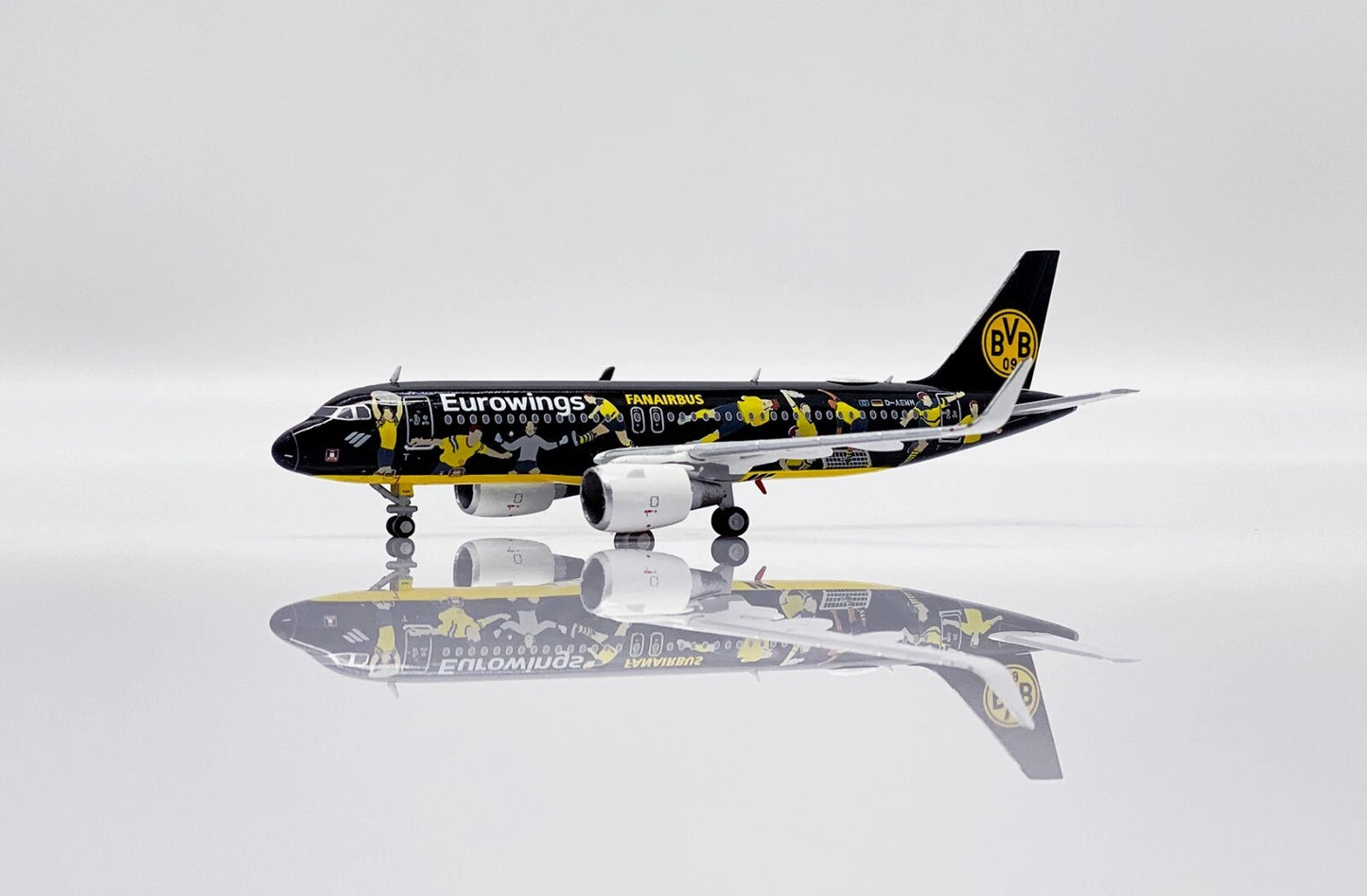 JC WINGS A320 EUROWINGS "FANAIRBUS" REG: D-AEWM