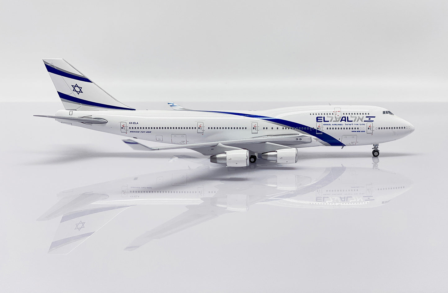 JC WINGS B747-400 EL AL REG: 4X-ELA