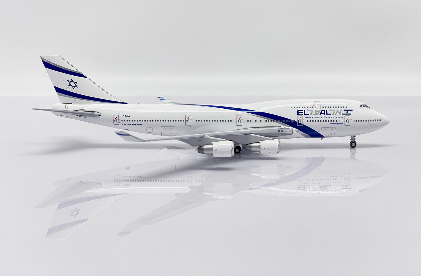 JC WINGS B747-400 EL AL REG: 4X-ELA