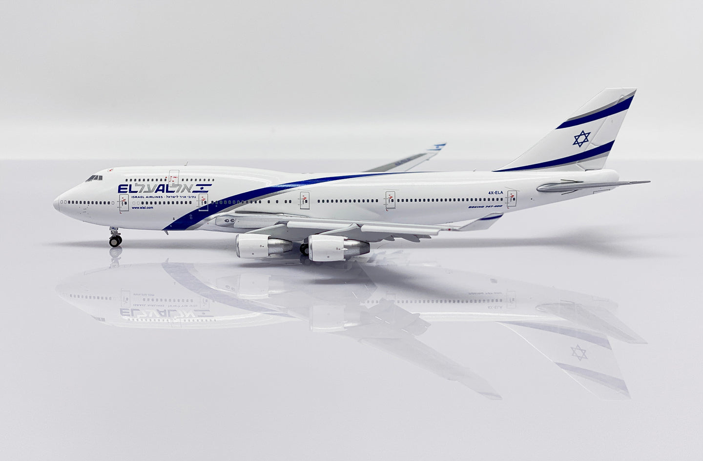 JC WINGS B747-400 EL AL REG: 4X-ELA FLAPS DOWN