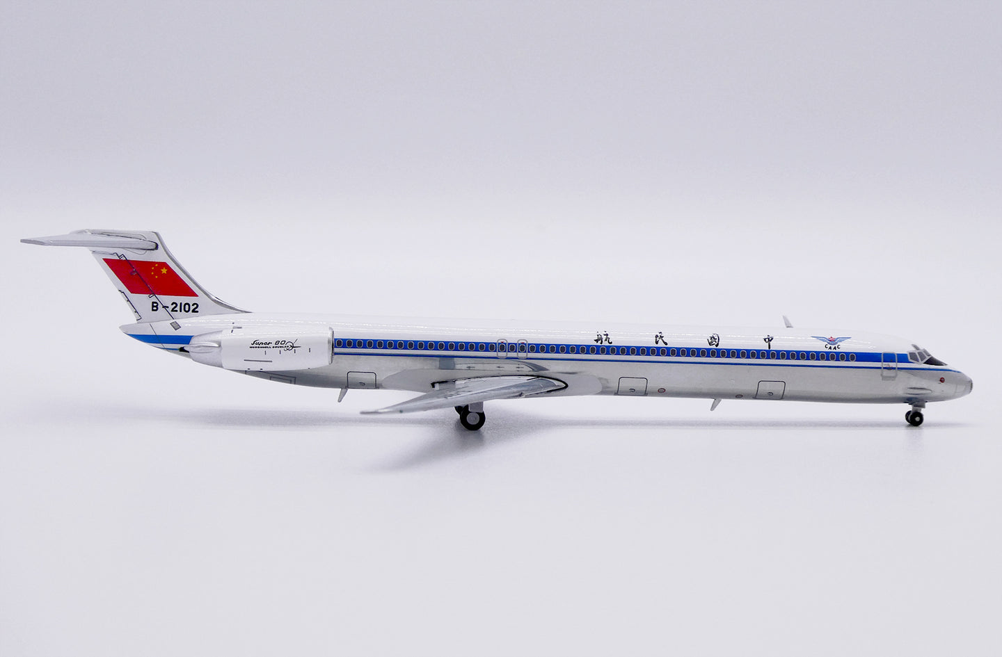 JC WINGS  MD-82 CAAC POLISHED REG: B-2102