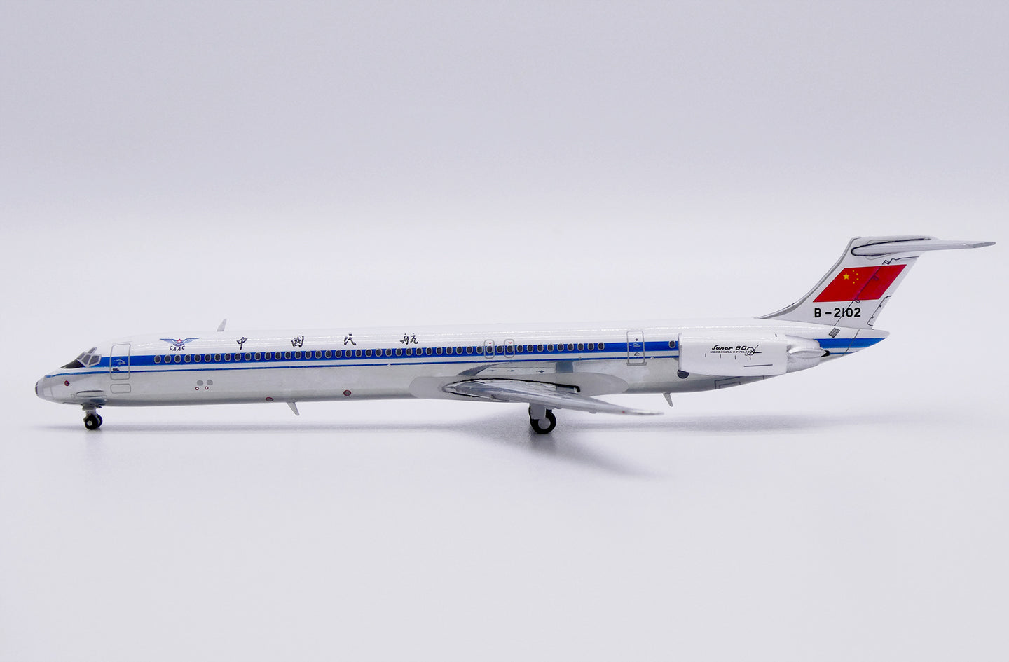 JC WINGS  MD-82 CAAC POLISHED REG: B-2102