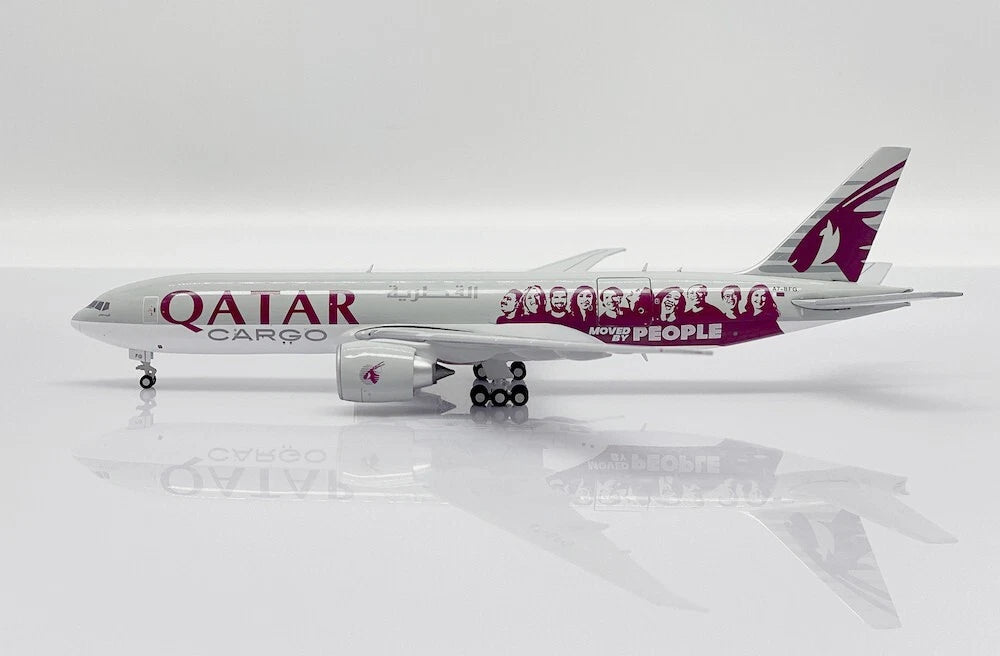 JCWINGS B777-200LRF QATAR CARGO "MOVED BY PEOPLE" REG: A7-BFG
