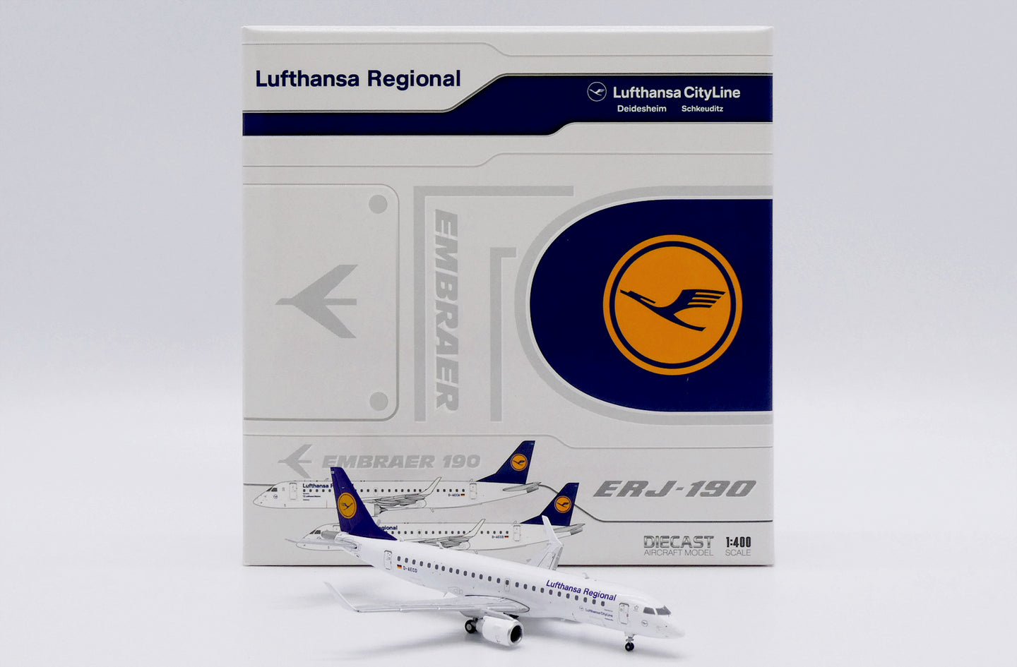 JC WINGS ERJ-190LR LUFTHANSA REGIONAL REG: D-AECA