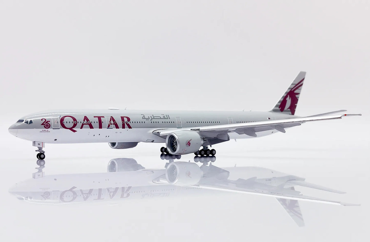 JC WINGS B777-300ER QATAR AIRWAYS "25 YEARS OF EXCELLENCE"" REG: A7-BEE