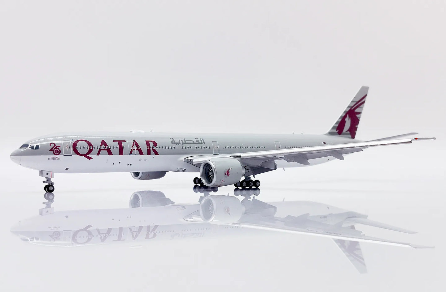 JC WINGS B777-300ER QATAR AIRWAYS "25 YEARS OF EXCELLENCE"" REG: A7-BEE