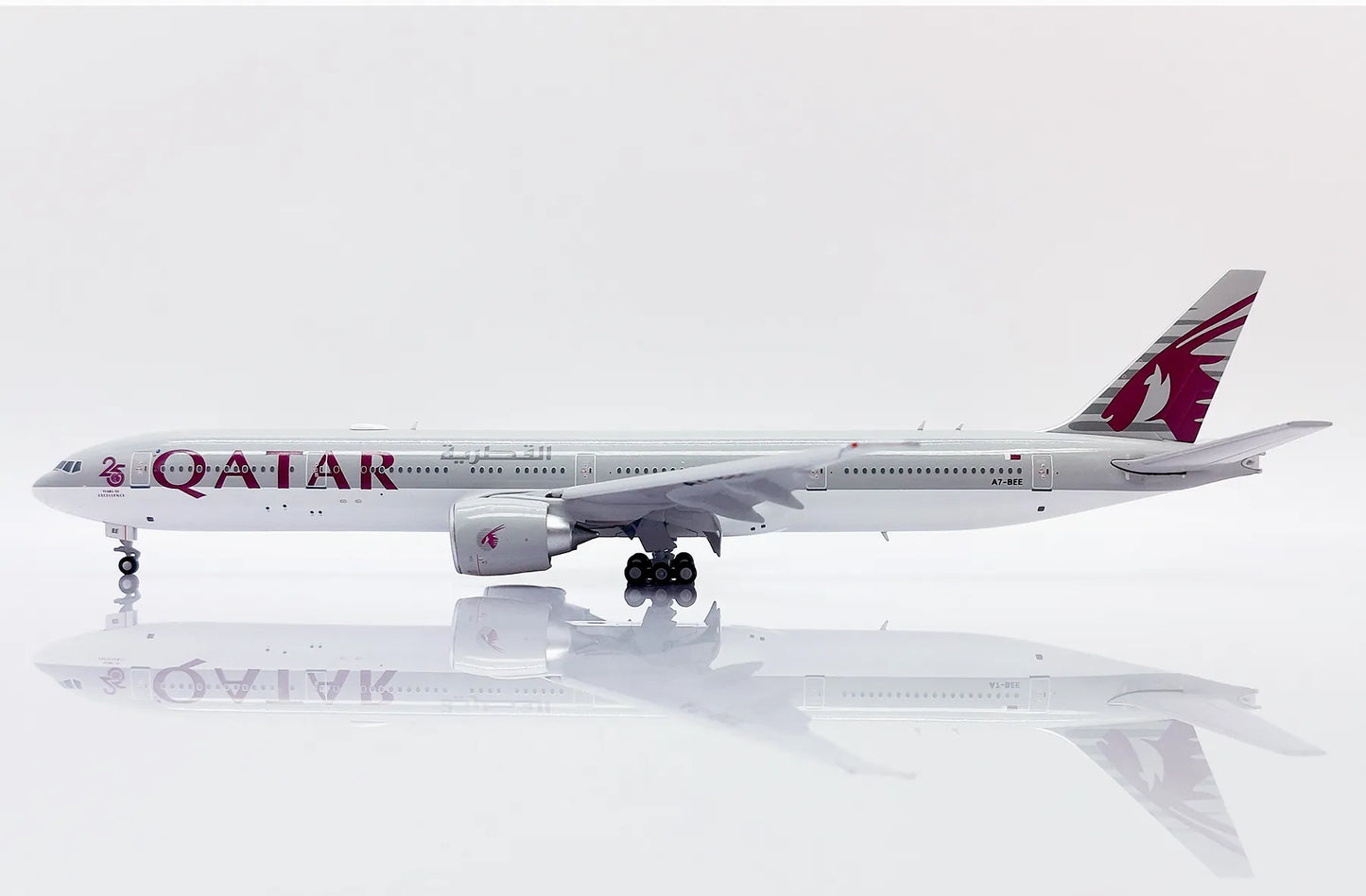 JC WINGS B777-300ER QATAR AIRWAYS "25 YEARS OF EXCELLENCE"" REG: A7-BEE