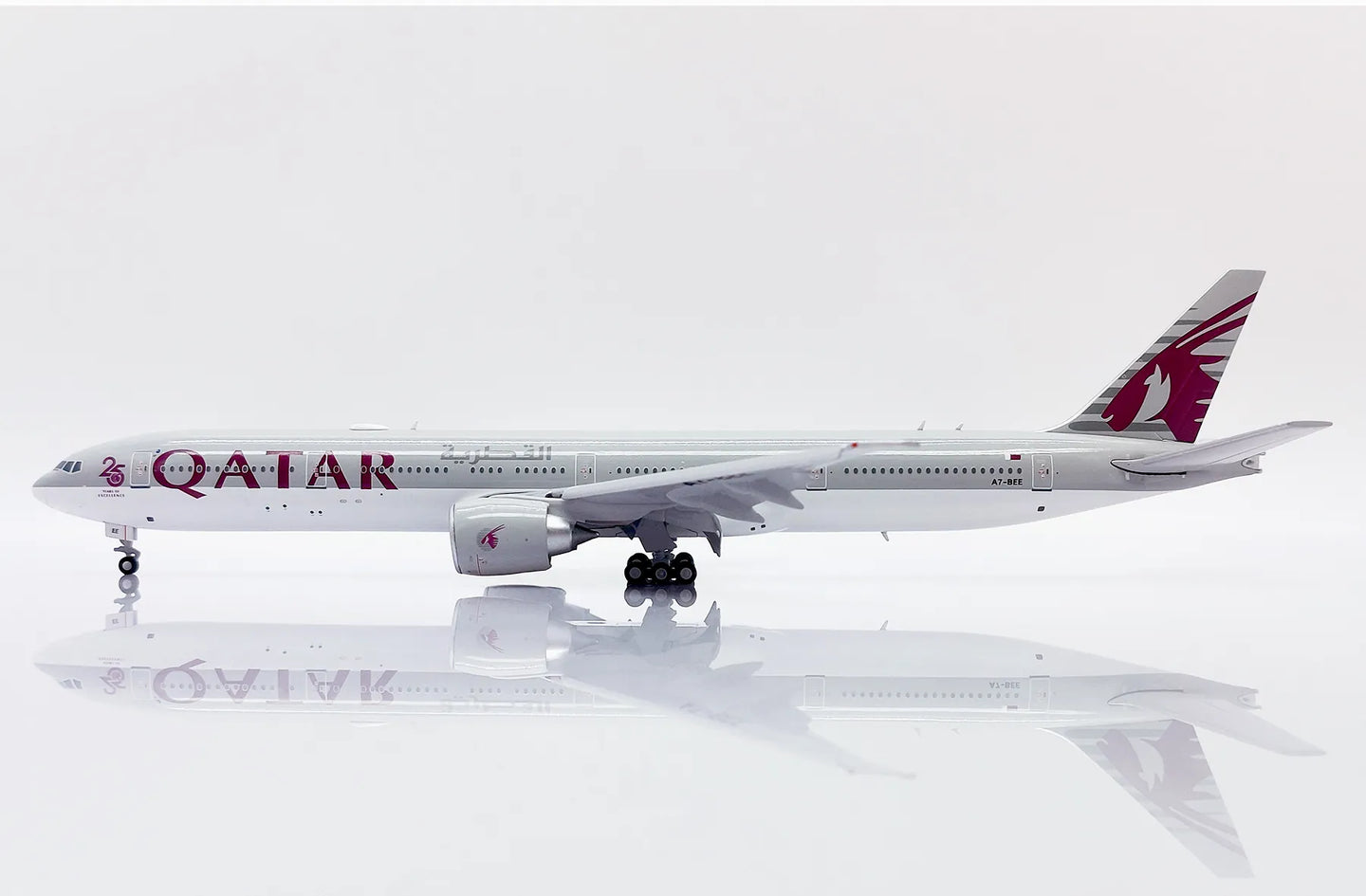 JC WINGS B777-300ER QATAR AIRWAYS "25 YEARS OF EXCELLENCE"" REG: A7-BEE