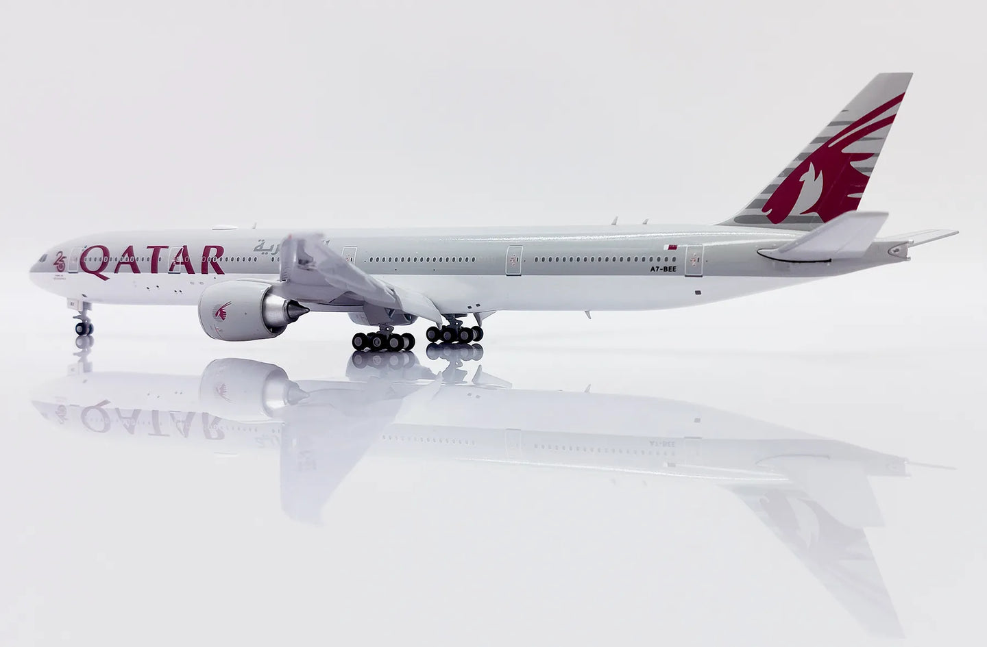 JC WINGS B777-300ER QATAR AIRWAYS "25 YEARS OF EXCELLENCE"" REG: A7-BEE