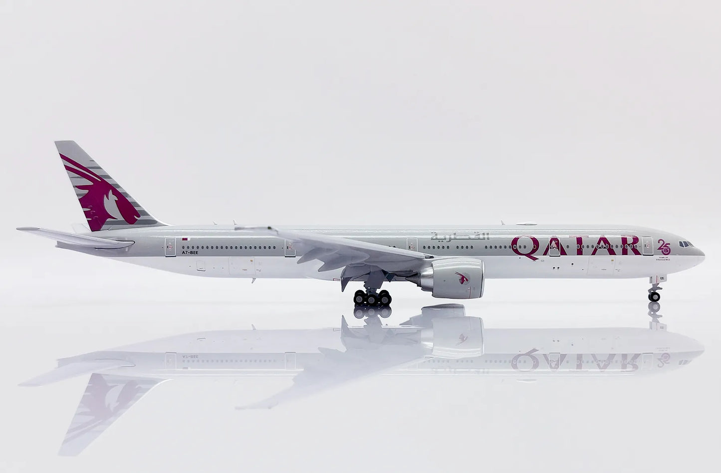 JC WINGS B777-300ER QATAR AIRWAYS "25 YEARS OF EXCELLENCE"" REG: A7-BEE