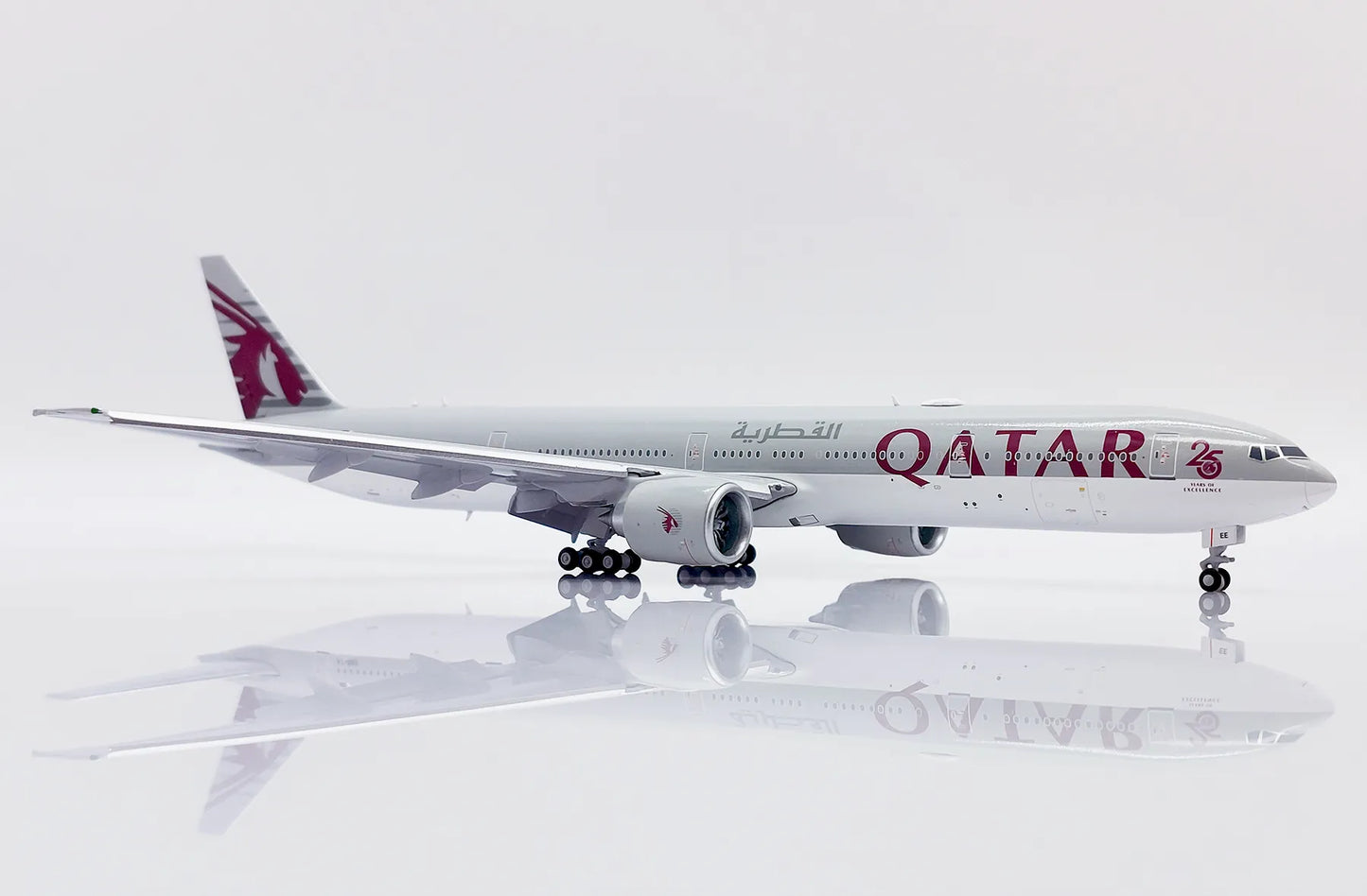 JC WINGS B777-300ER QATAR AIRWAYS "25 YEARS OF EXCELLENCE"" REG: A7-BEE