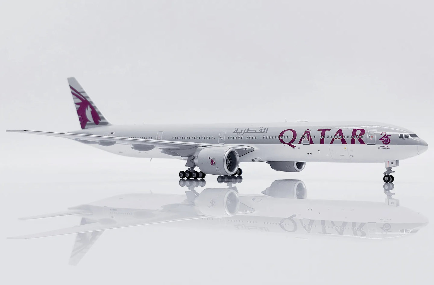 JC WINGS B777-300ER QATAR AIRWAYS "25 YEARS OF EXCELLENCE" REG: A7-BEE