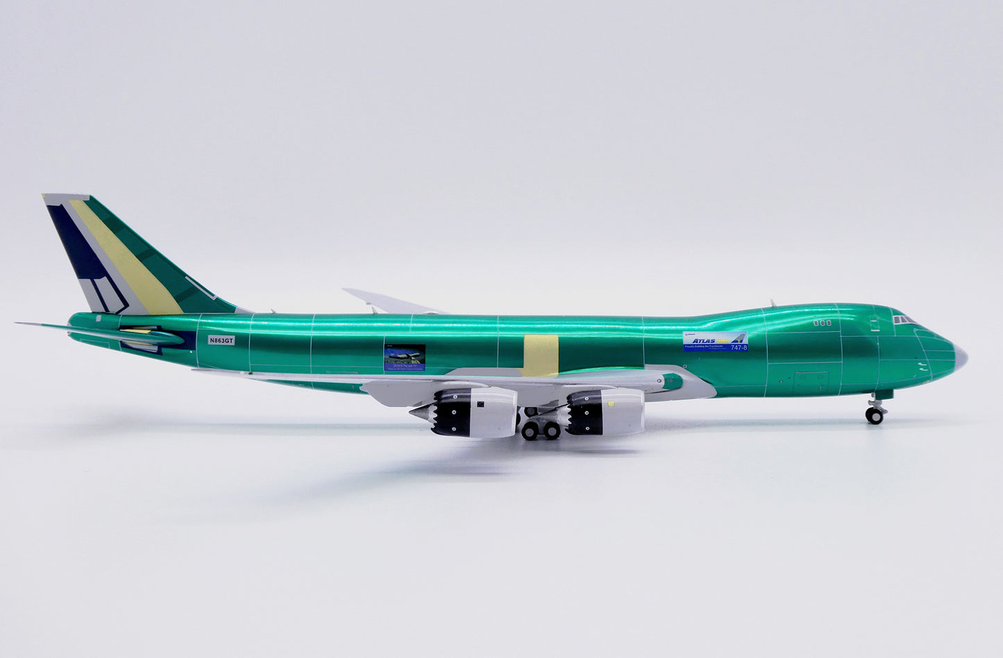 JC WINGS B747-8F ATLAS AIR "ASSEMBLY COLOURS" "THE LAST BOEING 747" REG: N863GT