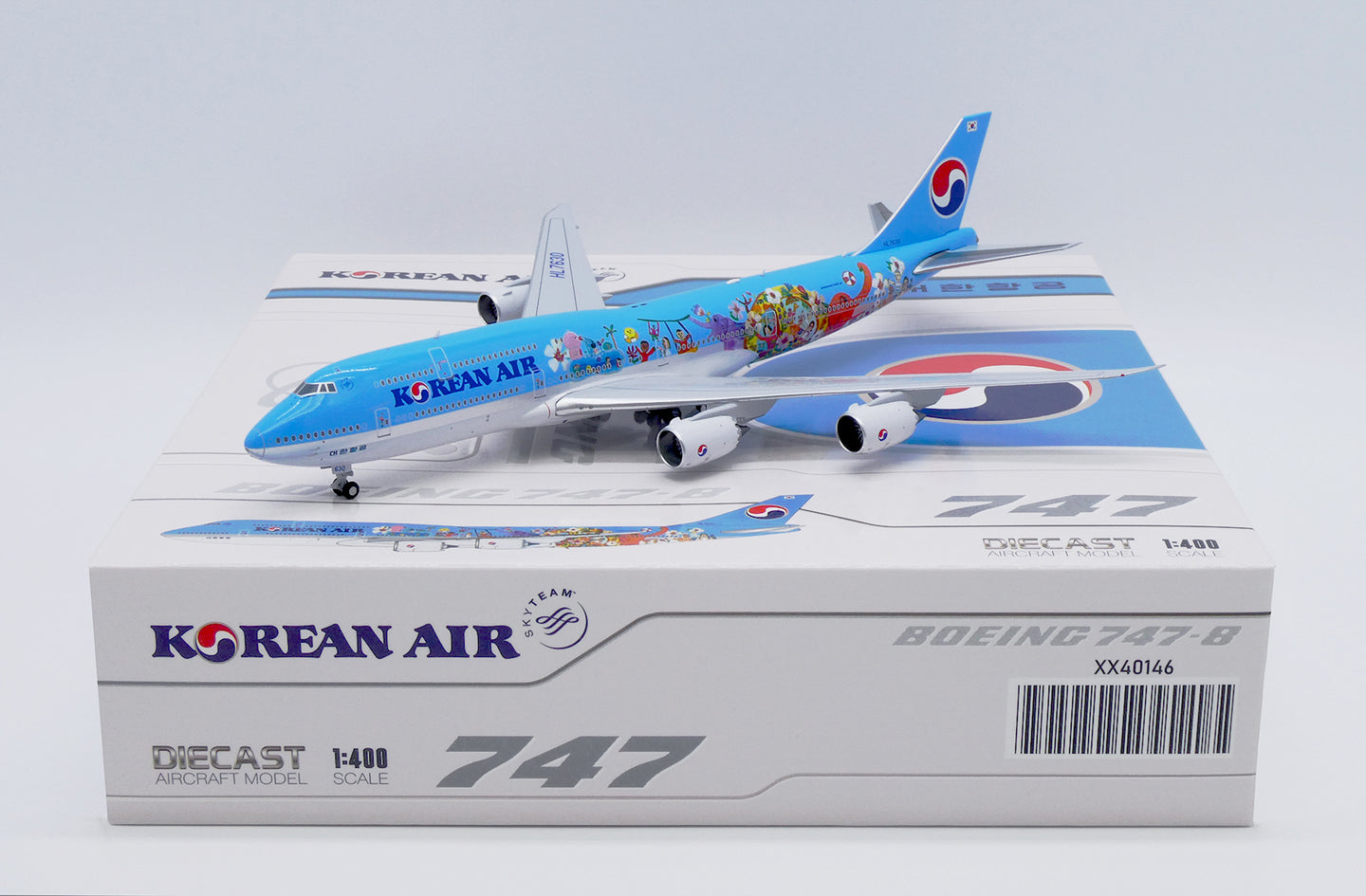 JC WINGS B747-8 KOREAN AIR "2019 CHILDRENS PAINTING" REG: HL7630