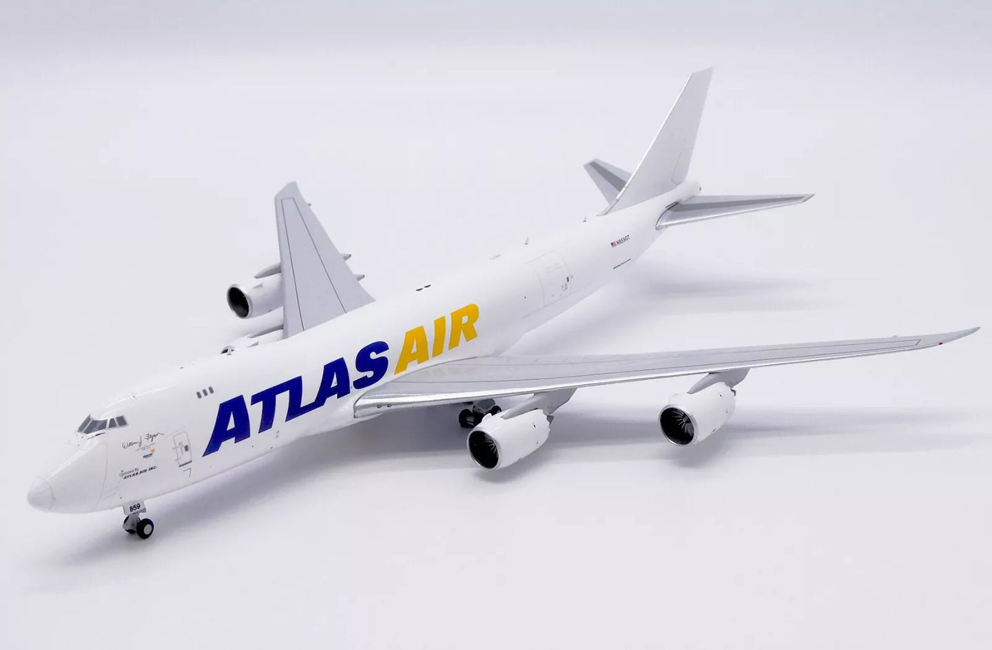 JC WINGS B747-8F ATLAS AIR WHITE REG: N859GT