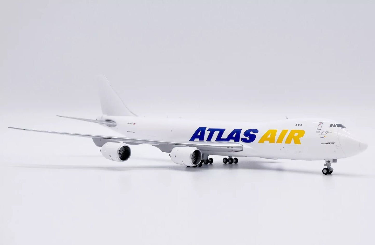 JC WINGS B747-8F ATLAS AIR WHITE REG: N859GT