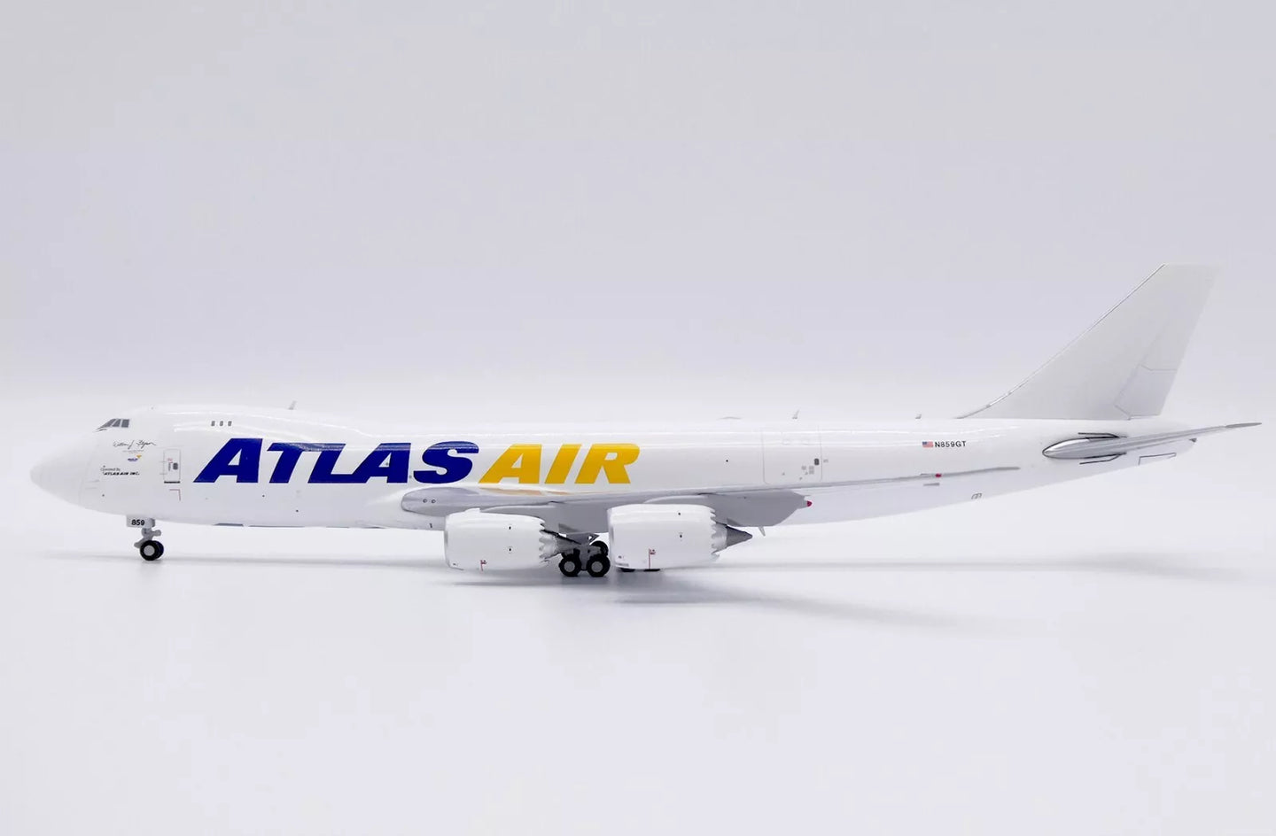 JC WINGS B747-8F ATLAS AIR WHITE REG: N859GT