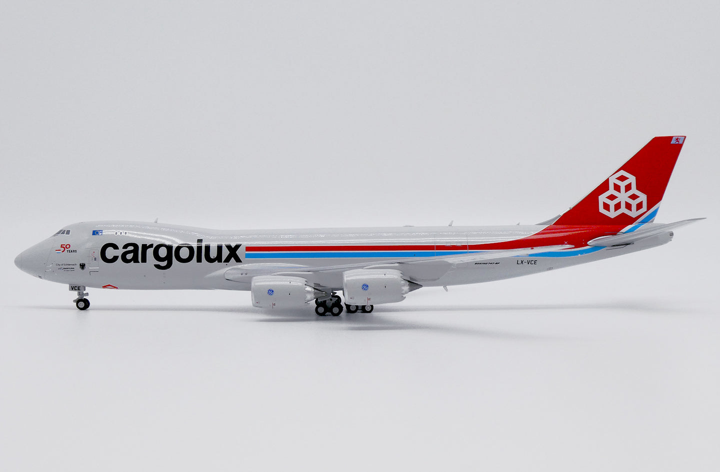 JC WINGS B747-8F CARGOLUX 50 YEARS REG: LX-VCE