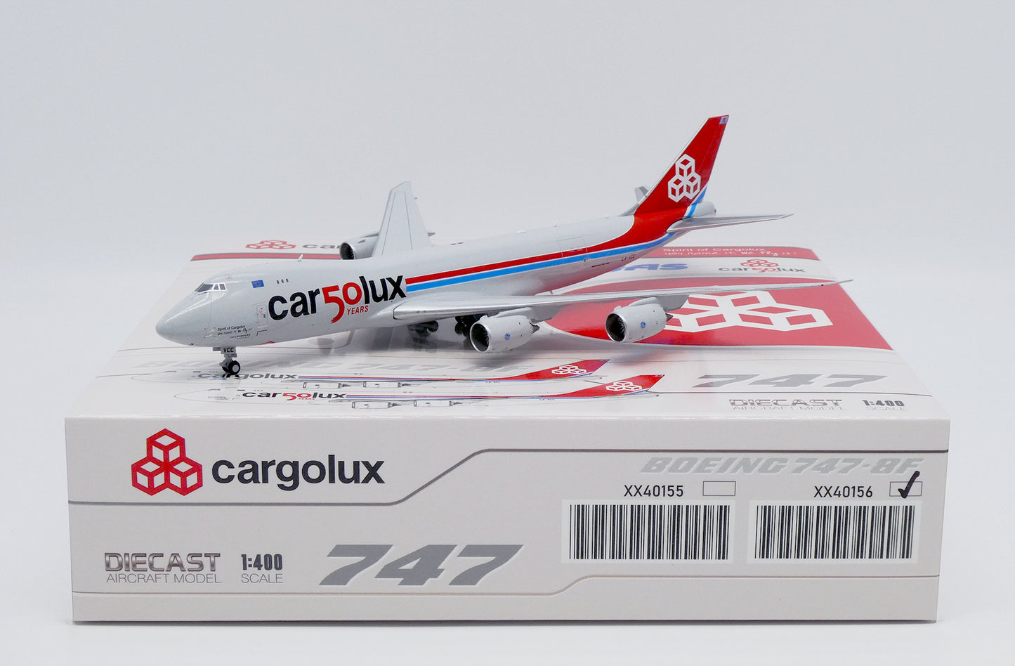 JC WINGS B747-8F CARGOLUX CAR50LUX REG: LX-VCC