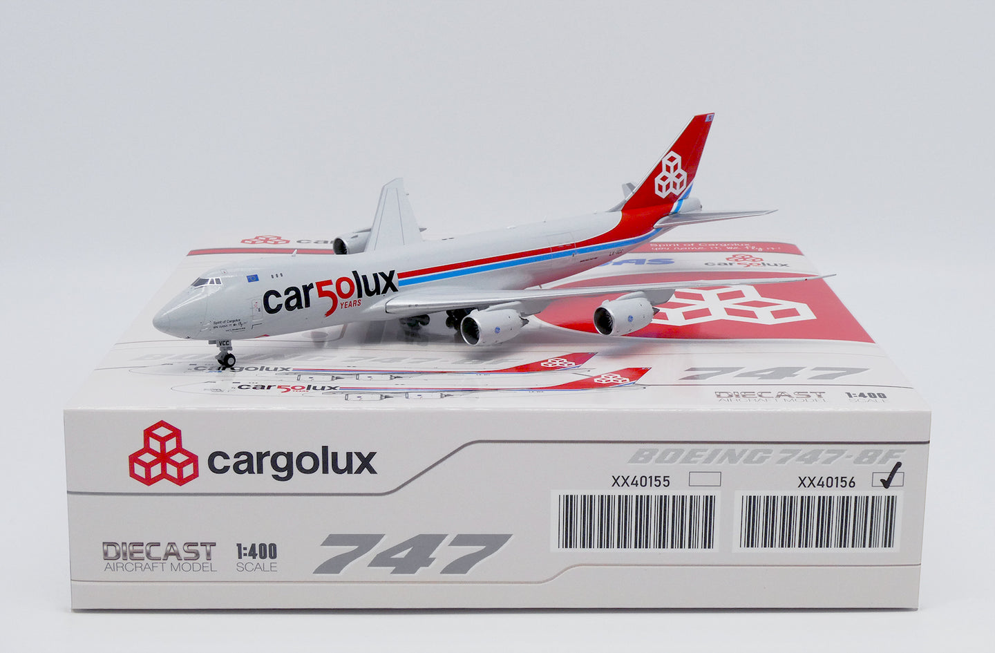 JC WINGS B747-8F CARGOLUX CAR50LUX REG: LX-VCC