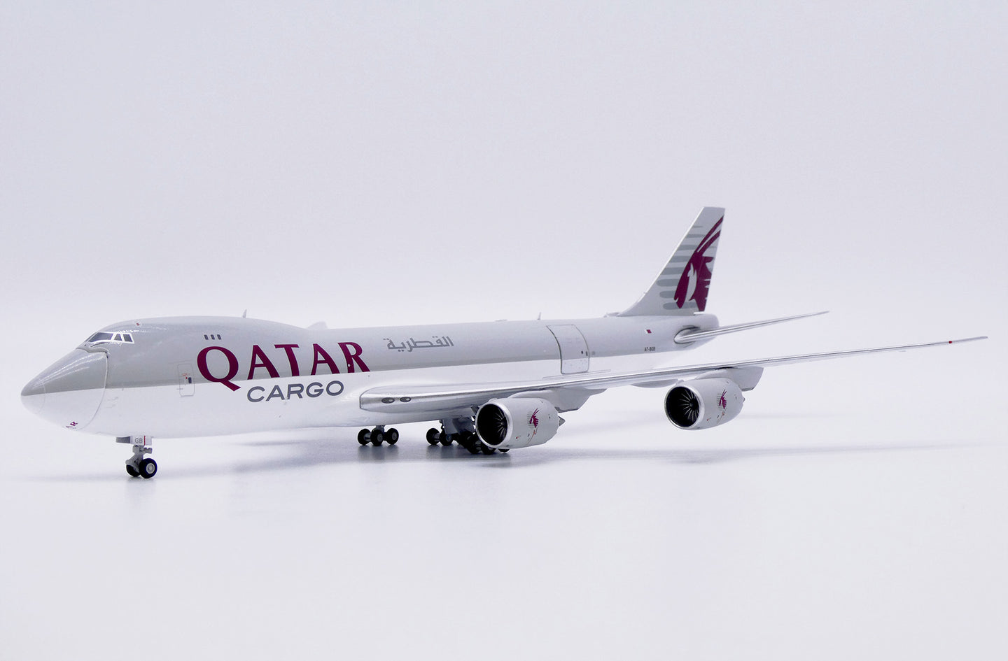 JC WINGS B747-8F QATAR AIRWAYS CARGO (INTERACTIVE SERIES) REG: A7-BGB