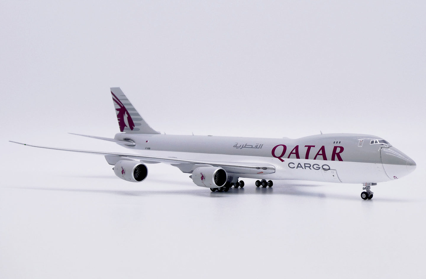 JC WINGS B747-8F QATAR AIRWAYS CARGO (INTERACTIVE SERIES) REG: A7-BGB