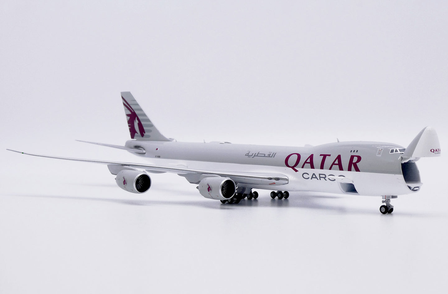 JC WINGS B747-8F QATAR AIRWAYS CARGO (INTERACTIVE SERIES) REG: A7-BGB