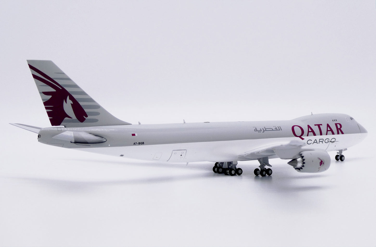 JC WINGS B747-8F QATAR AIRWAYS CARGO (INTERACTIVE SERIES) REG: A7-BGB