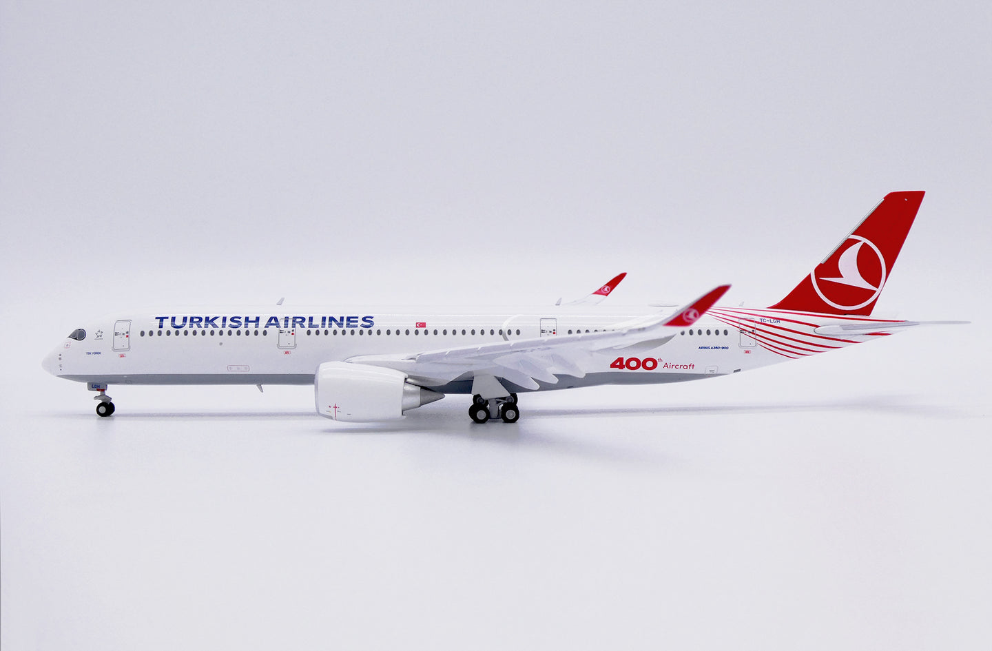 JC WINGS A350-900XWB TURKISH AIRLINES "400TH AIRCRAFT" (FLAPS DOWN) REG: TC-LGH