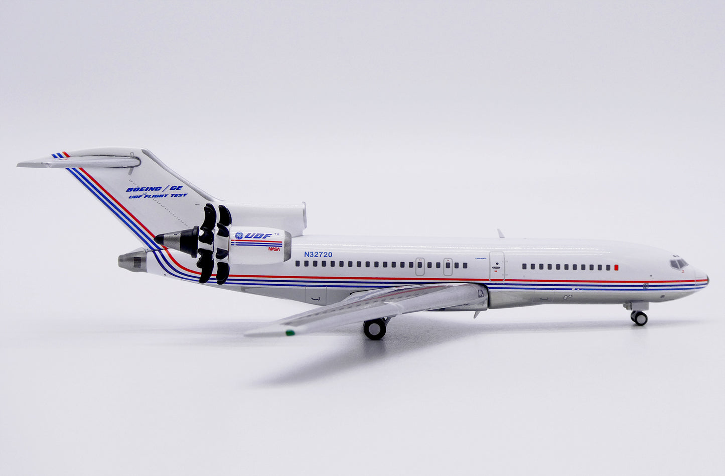 JC WINGS B727-100 HOUSE COLOUR “UDF FLIGHT TEST” (POLISHED) REG: N32720