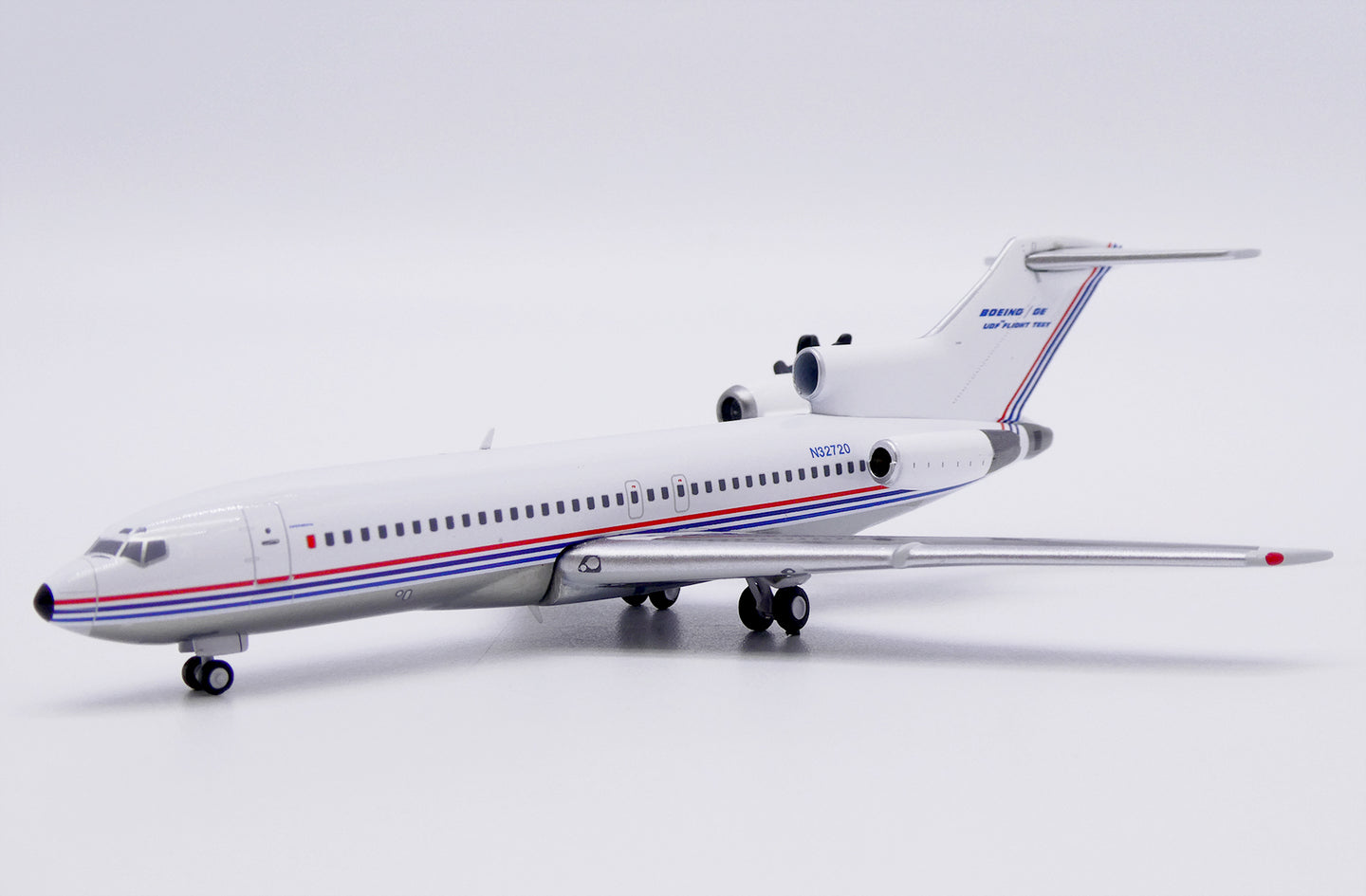 JC WINGS B727-100 HOUSE COLOUR “UDF FLIGHT TEST” (POLISHED) REG: N32720